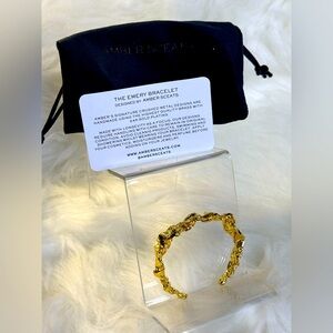 Amber Sceats 24k Gold Plated Emery Bracelet